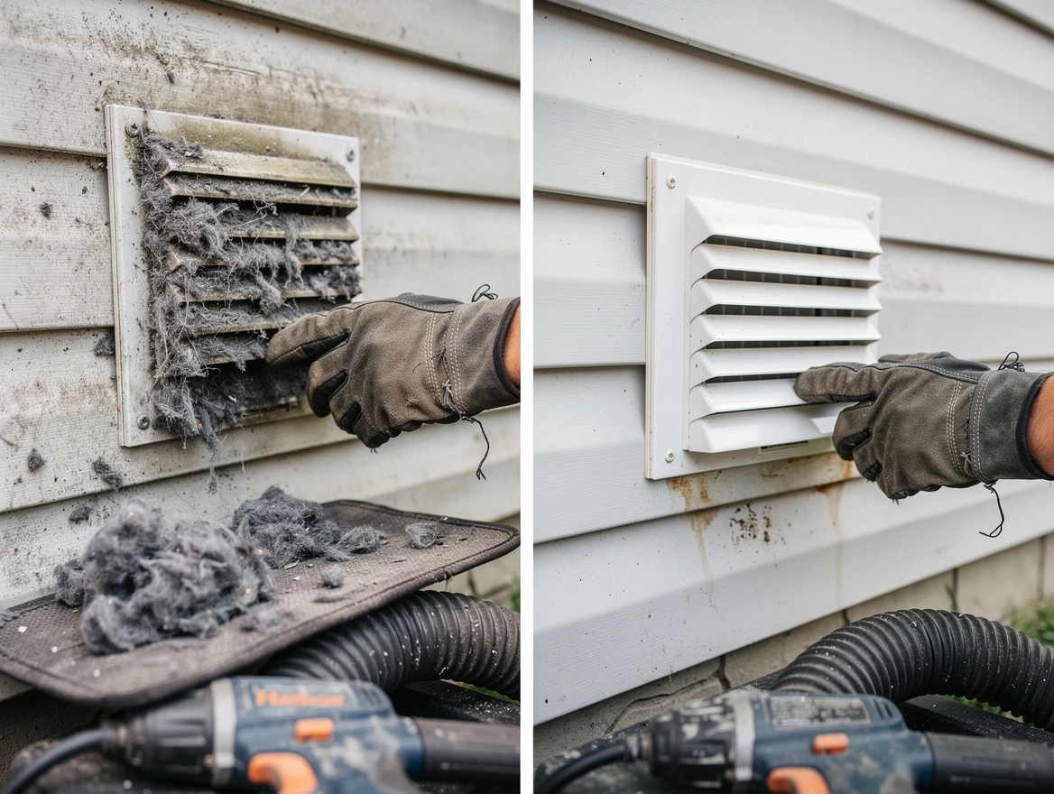Residential dryer vent cleaning by Millersville Dryer Vent Cleaning in Millersville